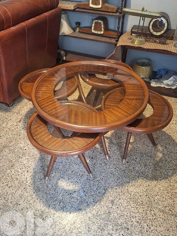 1950 coffee tables set of 5 pieces 2