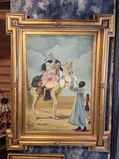 large signed oil painting