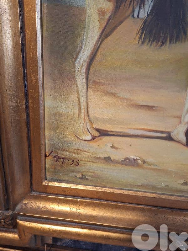 large signed oil painting 5