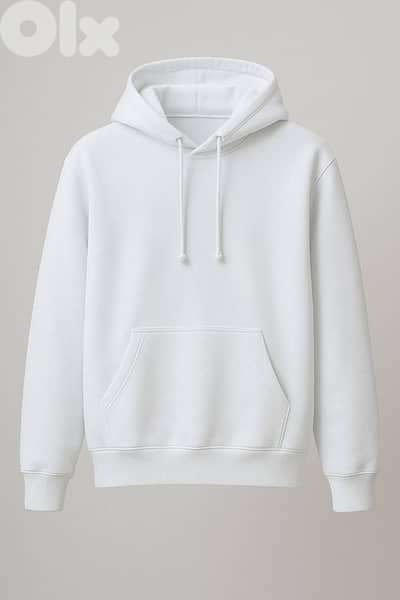 printed and unprinted hoddies