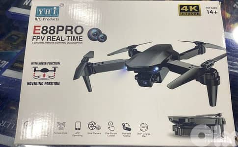 E88PRO FPV REAL-TIME 4 CHANNEL REMOTE CONTROL QUADCOPTER