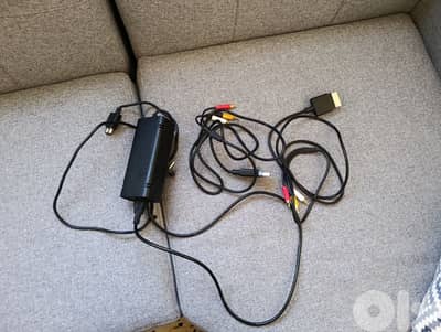 Xbox 360 slim power and av connectors