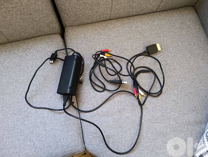 Xbox 360 slim power and av connectors 0