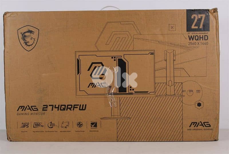 MSI MAG 274QRF-W White Gaming Monitor (1440p 180hz) 6