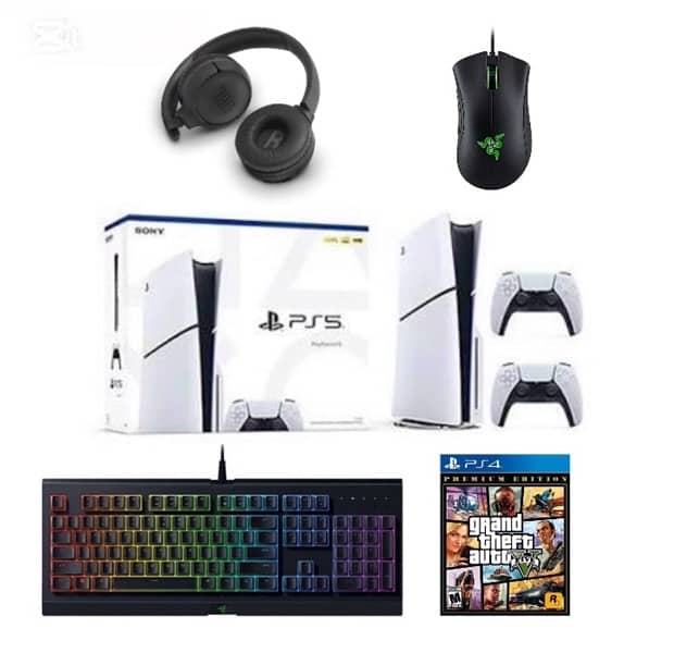 Playstation 5 (Ps5) + Razer Mouse and Keyboard + more 0