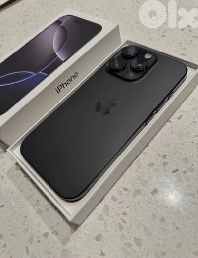 iPhone 16 Pro – 256GB – Black Titanium – Mint Condition