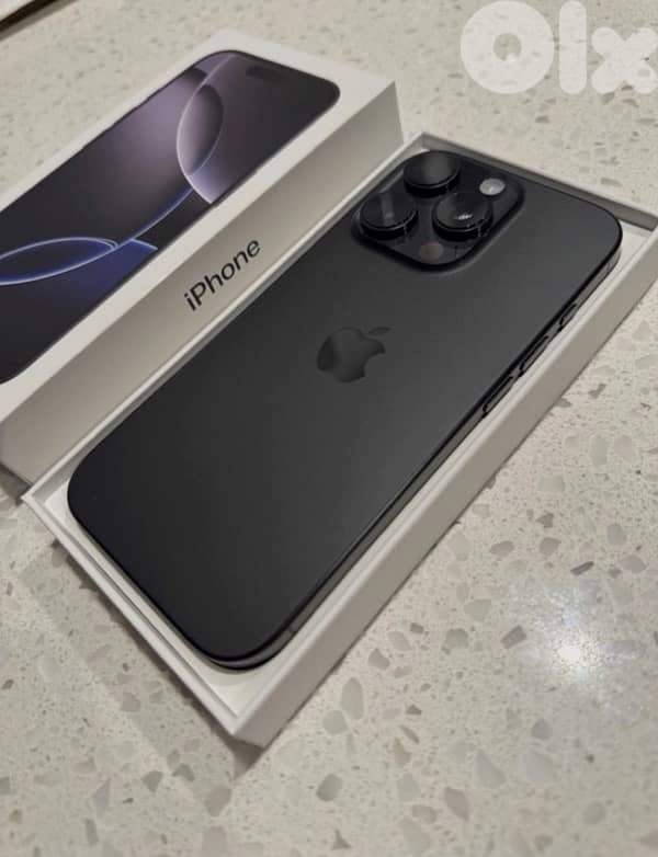 iPhone 16 Pro – 256GB – Black Titanium – Mint Condition 0