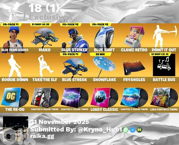 very very rare fortnite account 1