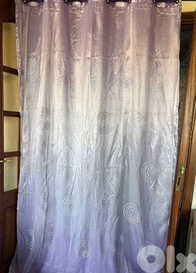3 bedroom curtains mauve