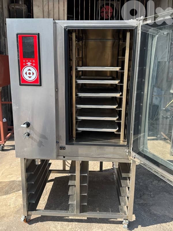 فرن هواء كونفكشن غاز 8صواني 60*40 غاز موديل حديث 5