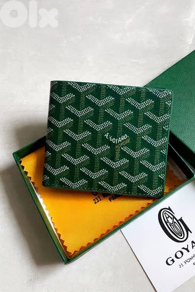 1:1 Goyard green wallet