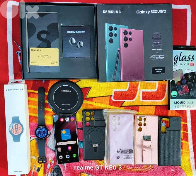 S22 ultra ctc pre order & buds pro & watch 4. &Wireless charger &covers 0