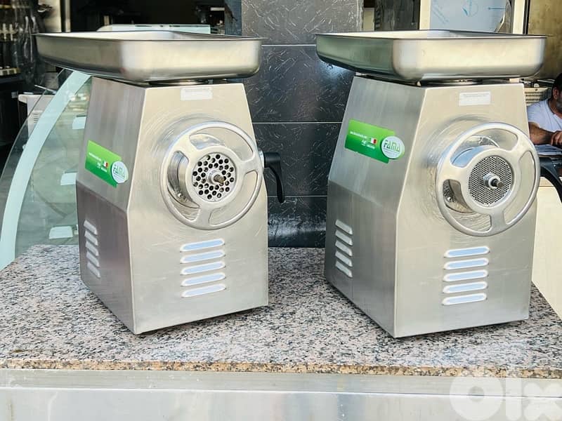 مكنات لحمة 32ايطالي فامة موديل جديد بلازيت كفالة سنة 4