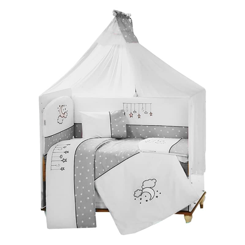 Aras Bebe Baby Bedding Full Set For Baby Bed - طقم مفارش السرير الكامل 1
