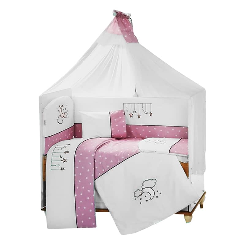 Aras Bebe Baby Bedding Full Set For Baby Bed - طقم مفارش السرير الكامل 2