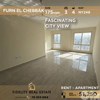Apartment for rent in Furn El Chebbak NY249 شقة للإيجار في فرن الشباك