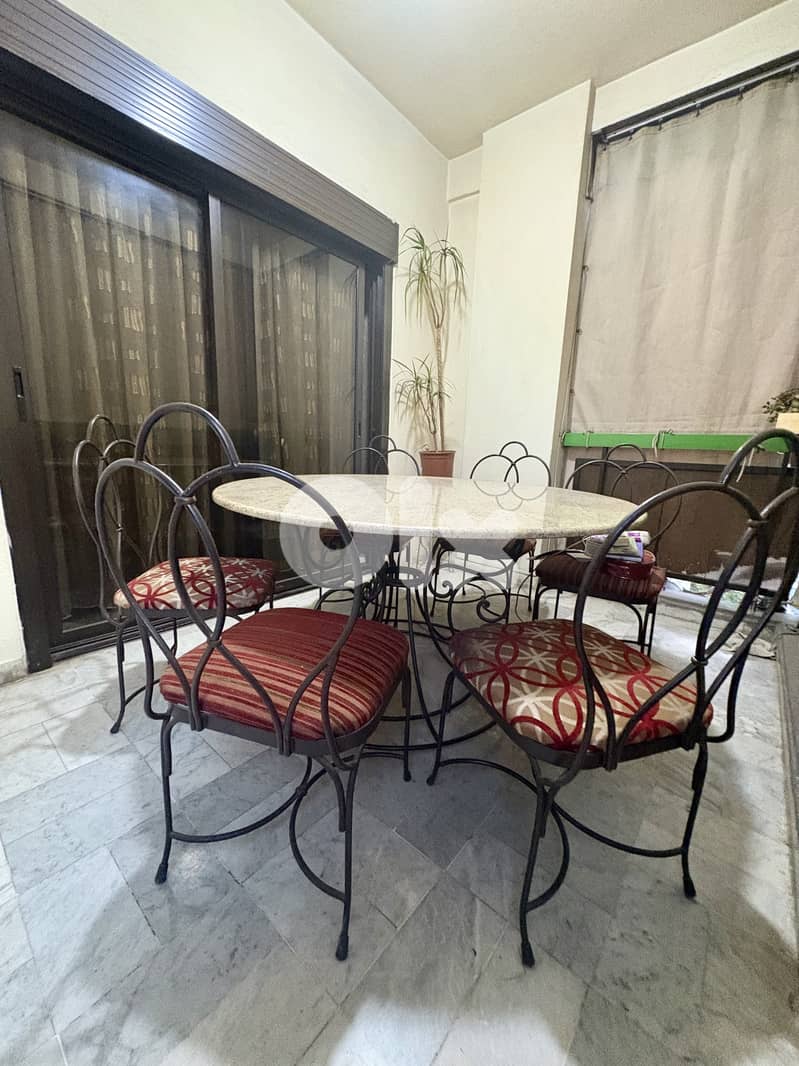 Rkham Table Ferforge (Hadid) with 8 Chairs 6