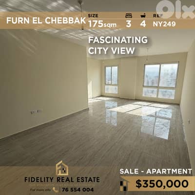 Apartment for sale in Furn el Chebbak NY249 شقة  للبيع  في فرن الشباك