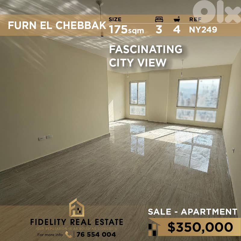 Apartment for sale in Furn el Chebbak NY249 شقة  للبيع  في فرن الشباك 0