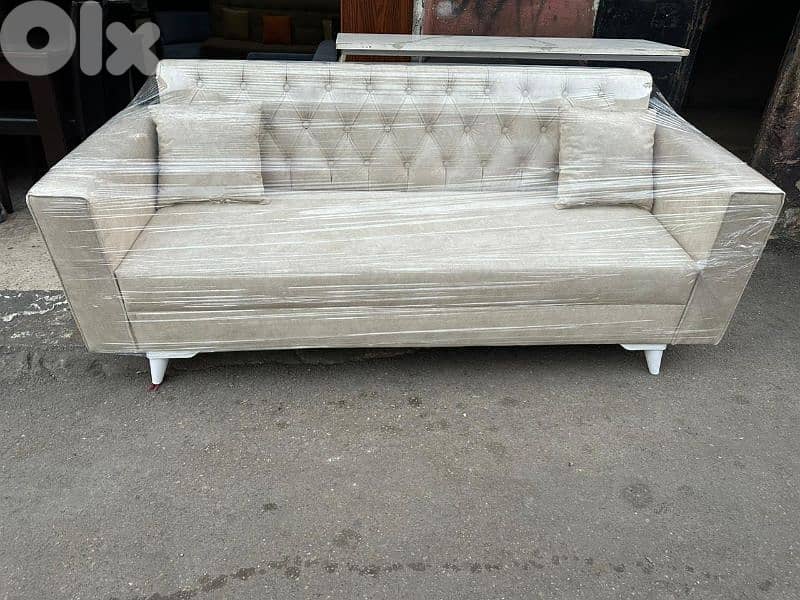 طقم كنبايات جديد خشب شوح اسفنج إكسترا 0