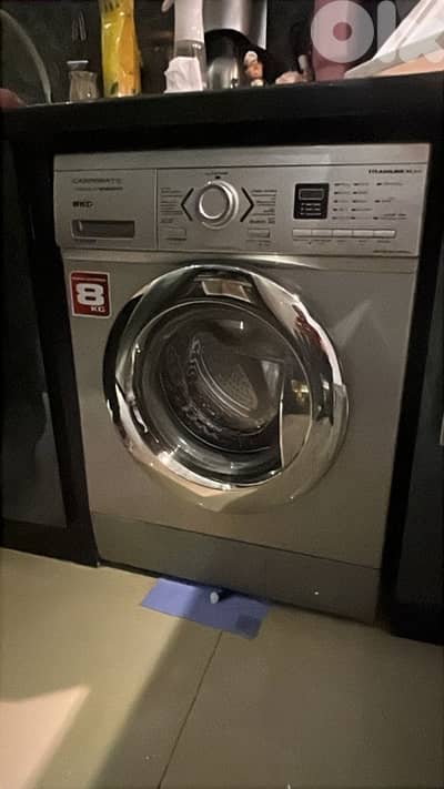 campomatic washer 8 kilo silver