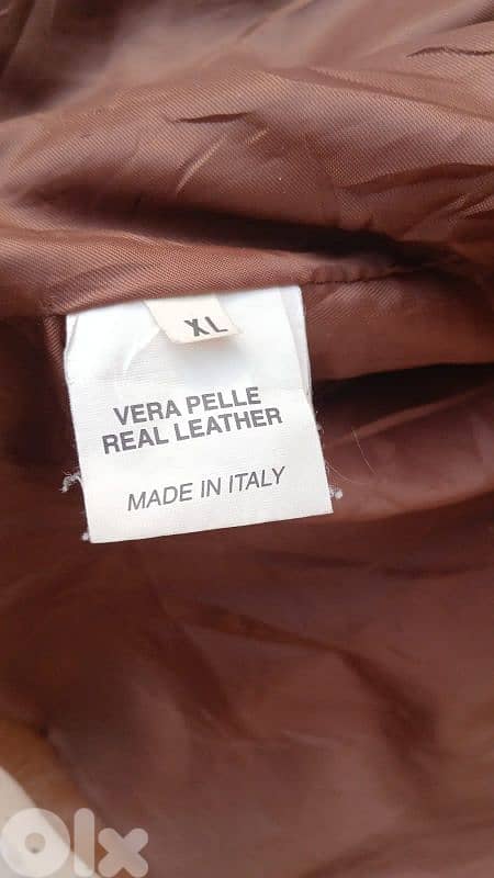 جاكيت جلد طبيعي  إيطالي 1