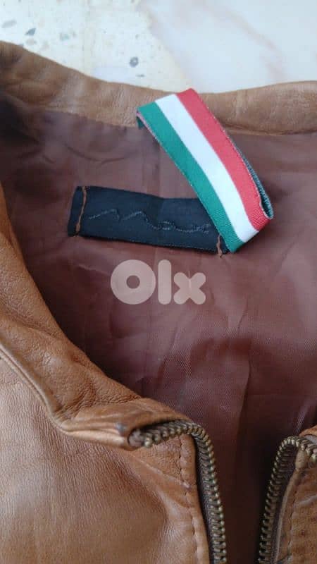 جاكيت جلد طبيعي  إيطالي 2