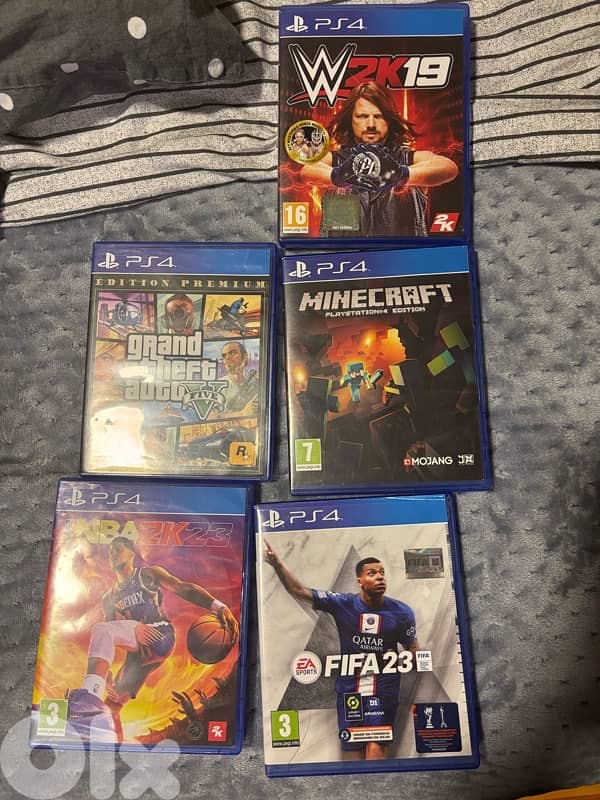 PS4 slim black full package 3