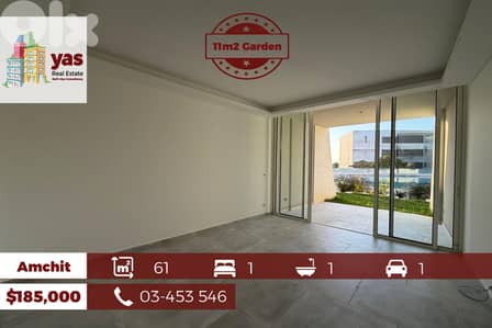 Amchit 53m2 | 11m2 Garden | Chalet | Brand New | Panoramic View |