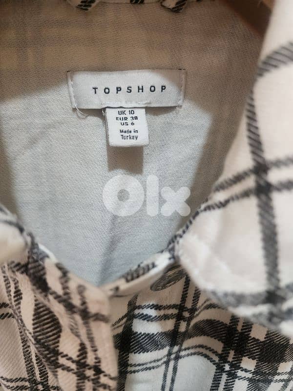 Topshop oversized vest gilet 38 جيليه 2