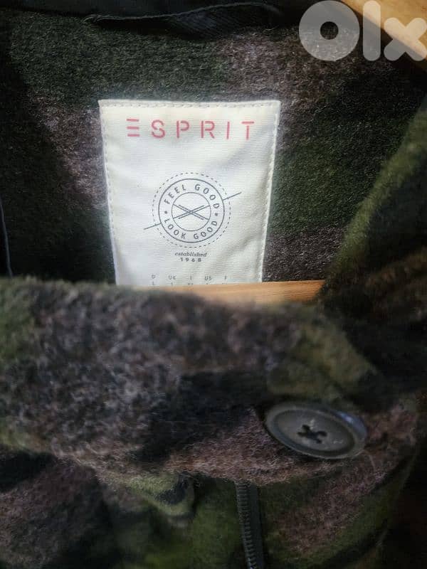 Esprit camouflage jacket large 40 42 1