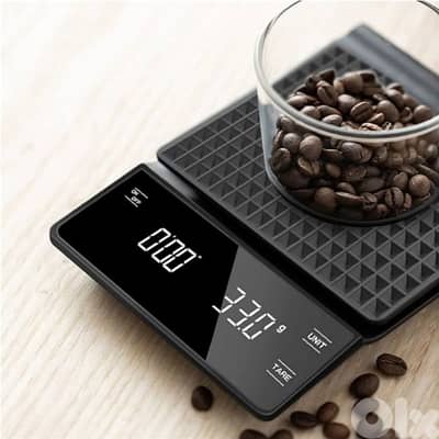 Digital Kitchen / Coffee Scale with Timer ميزان قهوة ومطبخ