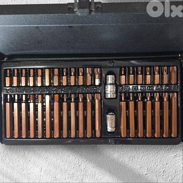 طقم رؤوس طرابیش مسدس ومنجم 0