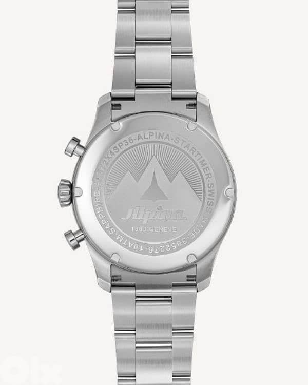 Alpina Startimer Pilot Quartz Chronograph Men's Watch AL-372GRS4S26B 1