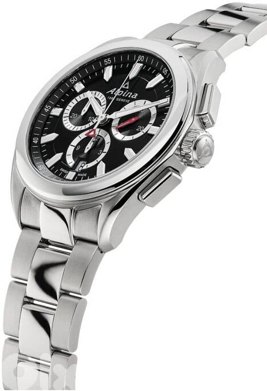 Alpina Startimer Pilot Quartz Chronograph Men's Watch AL-372GRS4S26B 4