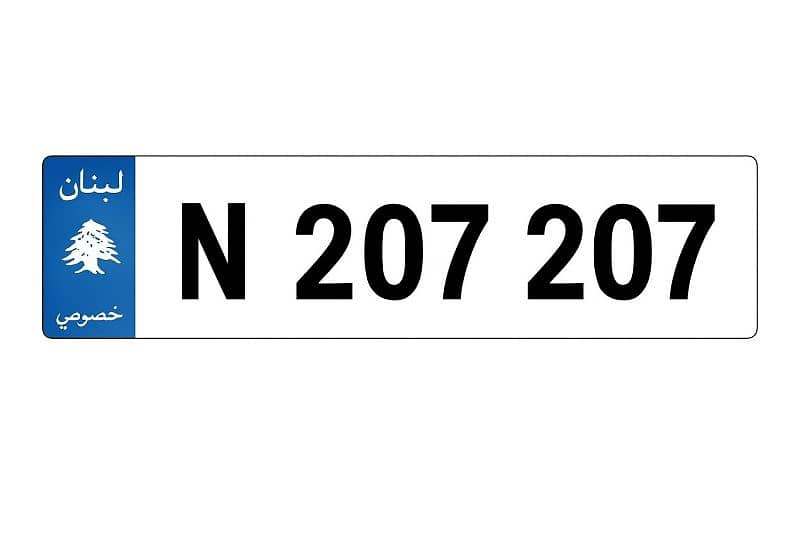 Special VIP 6 Digits Car Plate Number 1