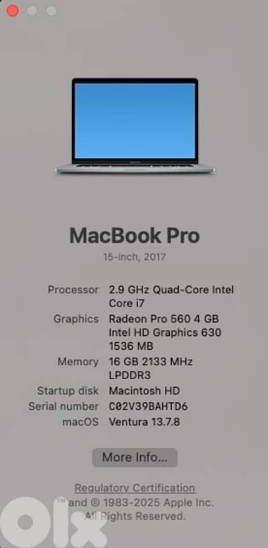 MacBook pro for sale