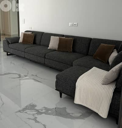 Living room corner sofa