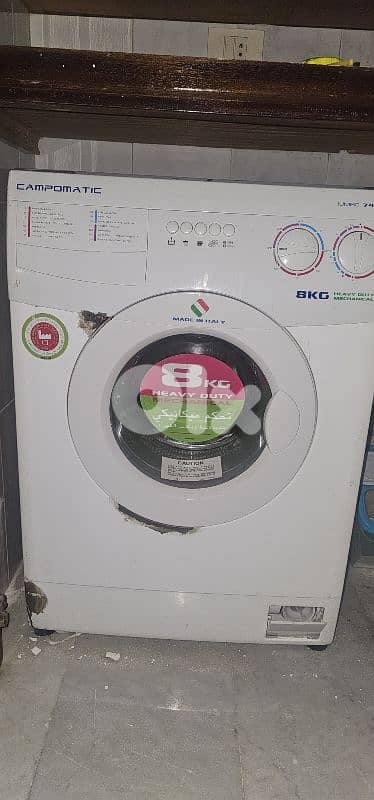 8 kg campomatic washing machine 0
