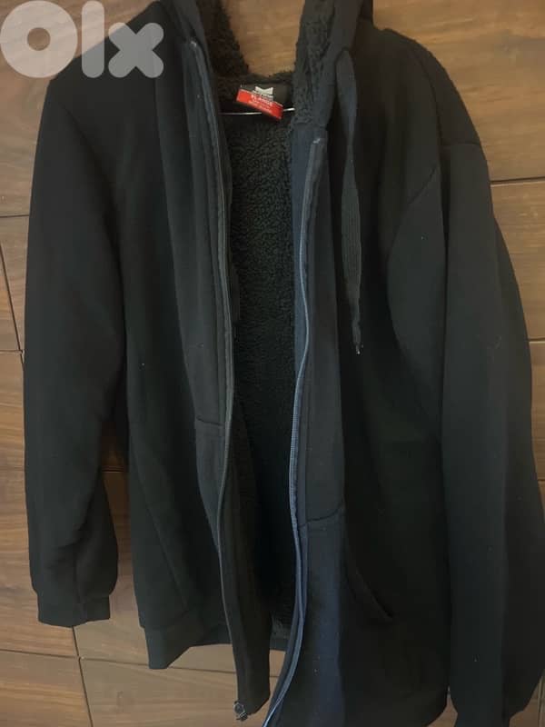 Range full zip black hoodie 0