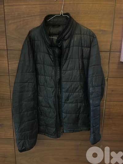 Zara black quilted jacket