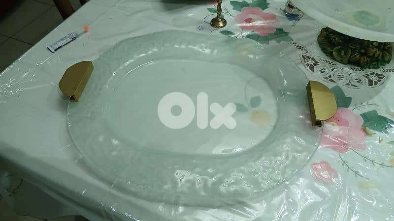 صينية زجاج محجر 0