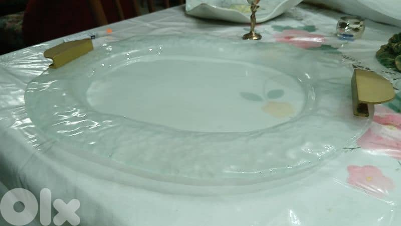 صينية زجاج محجر 1