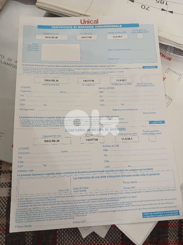 Unical ! DEA RS 28 thermal  boiler 0