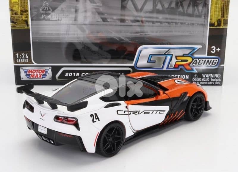 Chevrolet Corvette ZR1 2019 diecast car model 1;24 2