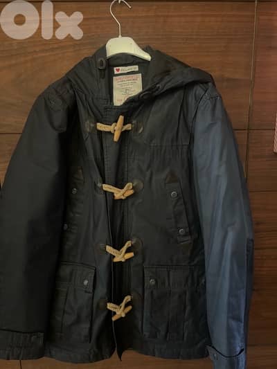 Springfield navy blue long jacket