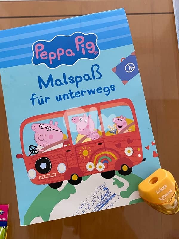 Peppa Pig coloring book + other school stationary 1