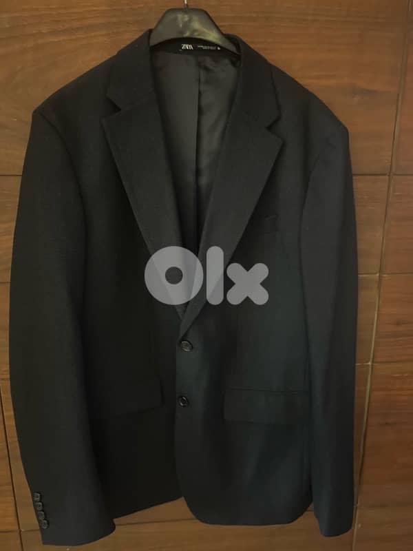 Zara Navy classic blazer 0