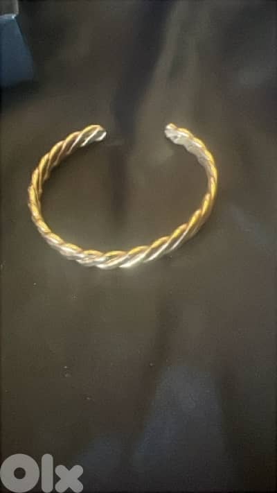 Gold plated bracelet
