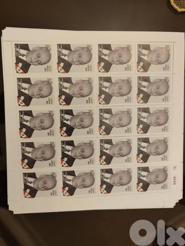 طوابع رجالات الاستقلال 2